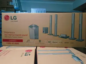 Lg Lhd657 1000w 5.1ch DVD Home Theatre System, 4 Tall Boy.