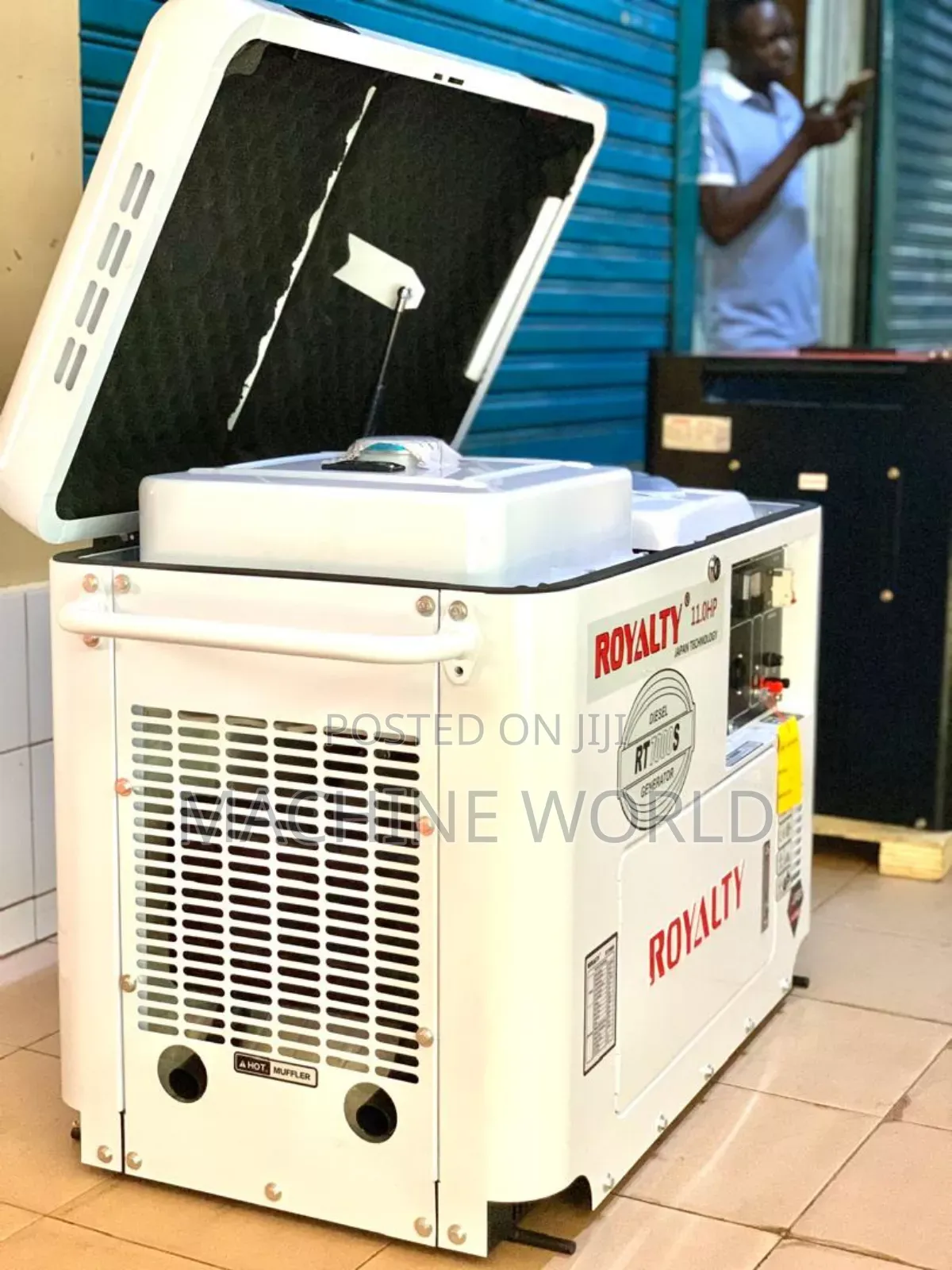 11.5HP Diesel Generator Silent (White) 8kw