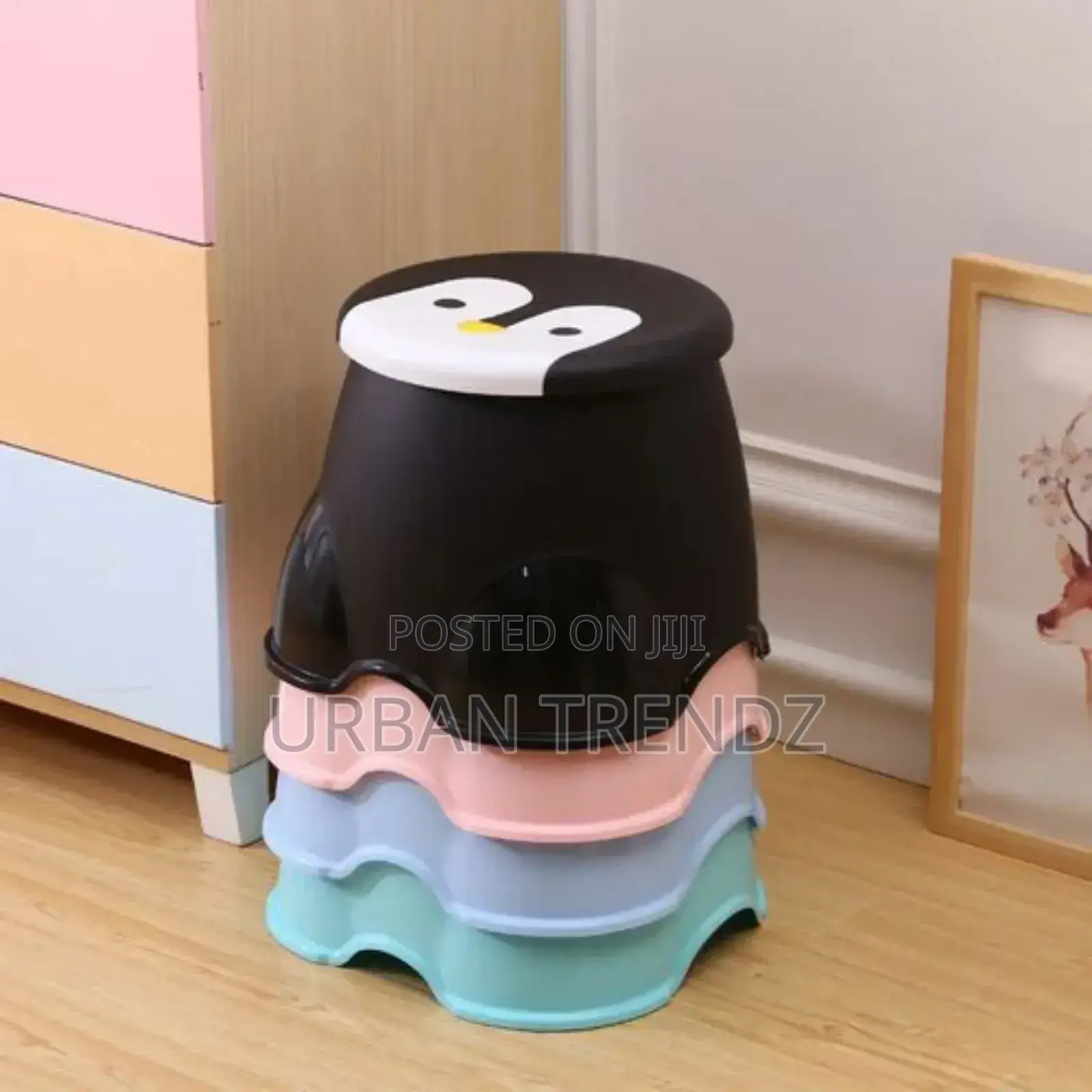 Portable Children's Fishing Penguin Stool Furniture