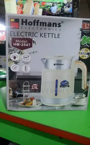 Hoffman Electric Milk Kettle 2.5l and Water Kettle