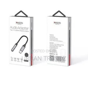 Yesido Audio Cable Lightning USB-C to 3.5MM Headphoneadapter