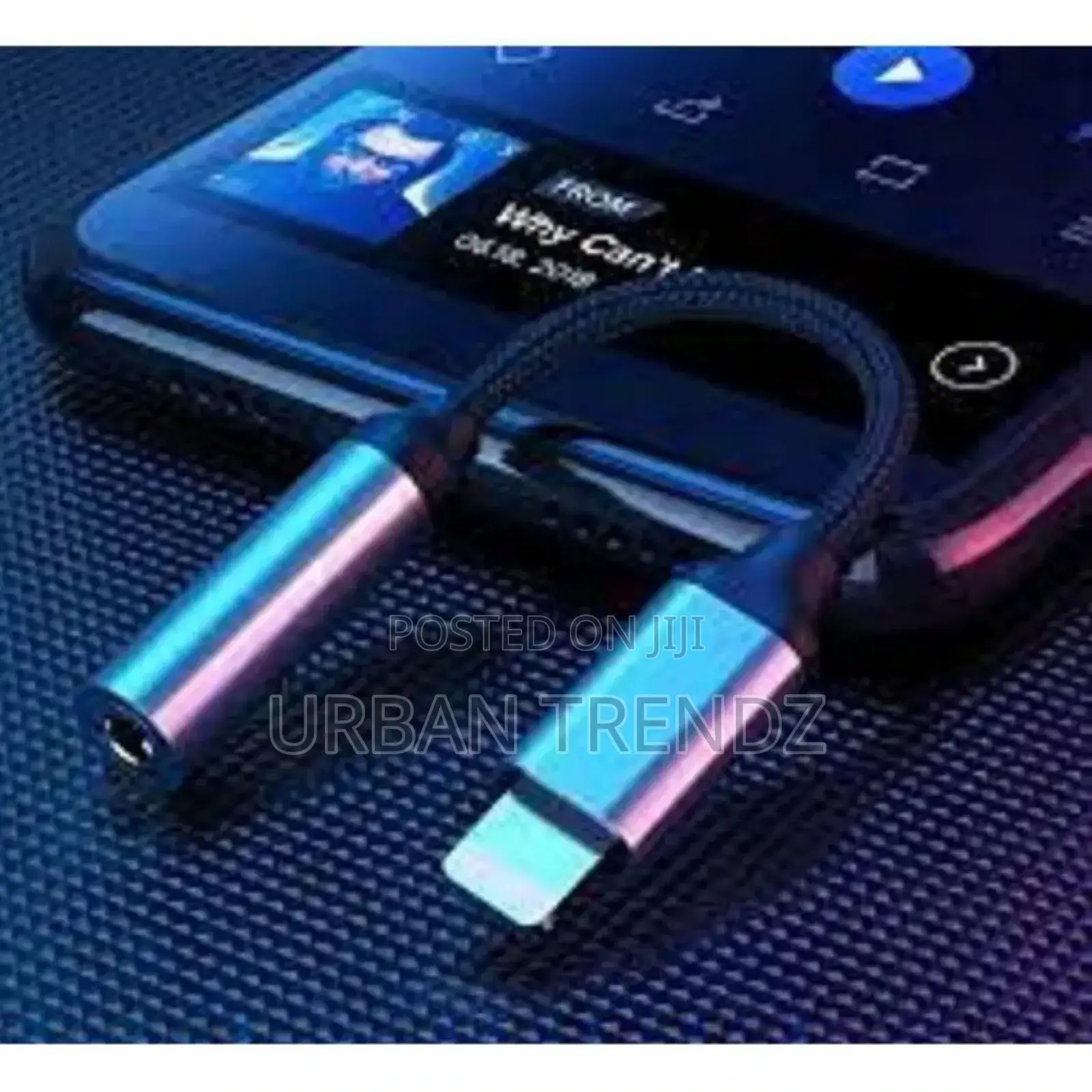 Yesido Audio Cable Lightning USB-C to 3.5MM Headphoneadapter