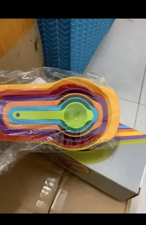 6pcs Baking Kitchen Plastic Measuring Cups