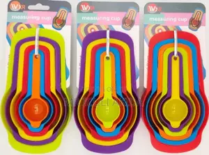 6pcs Baking Kitchen Plastic Measuring Cups