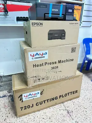 All in One for Business Start Up Heatpress Plotter Printer