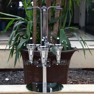 4bottle Bar Butler/Holder for Liquor/Spirits/Wine Dispenser