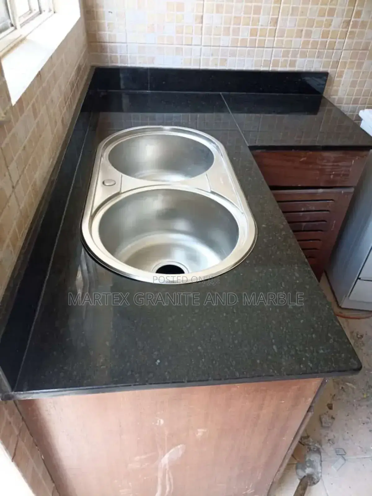 Pearl Black Granite Kitchen Tops
