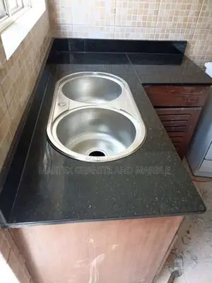 Pearl Black Granite Kitchen Tops