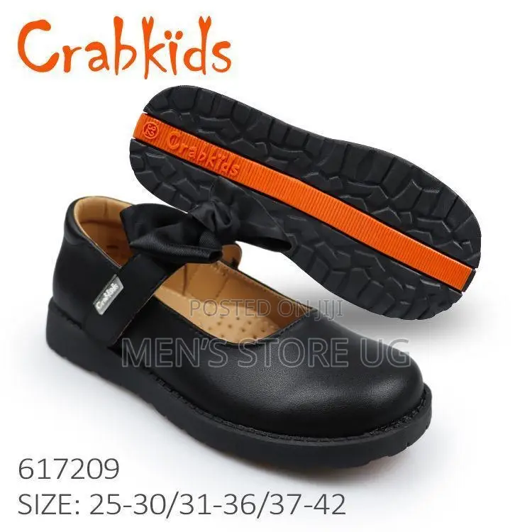 Crabkids Girls Genuine School Shoes