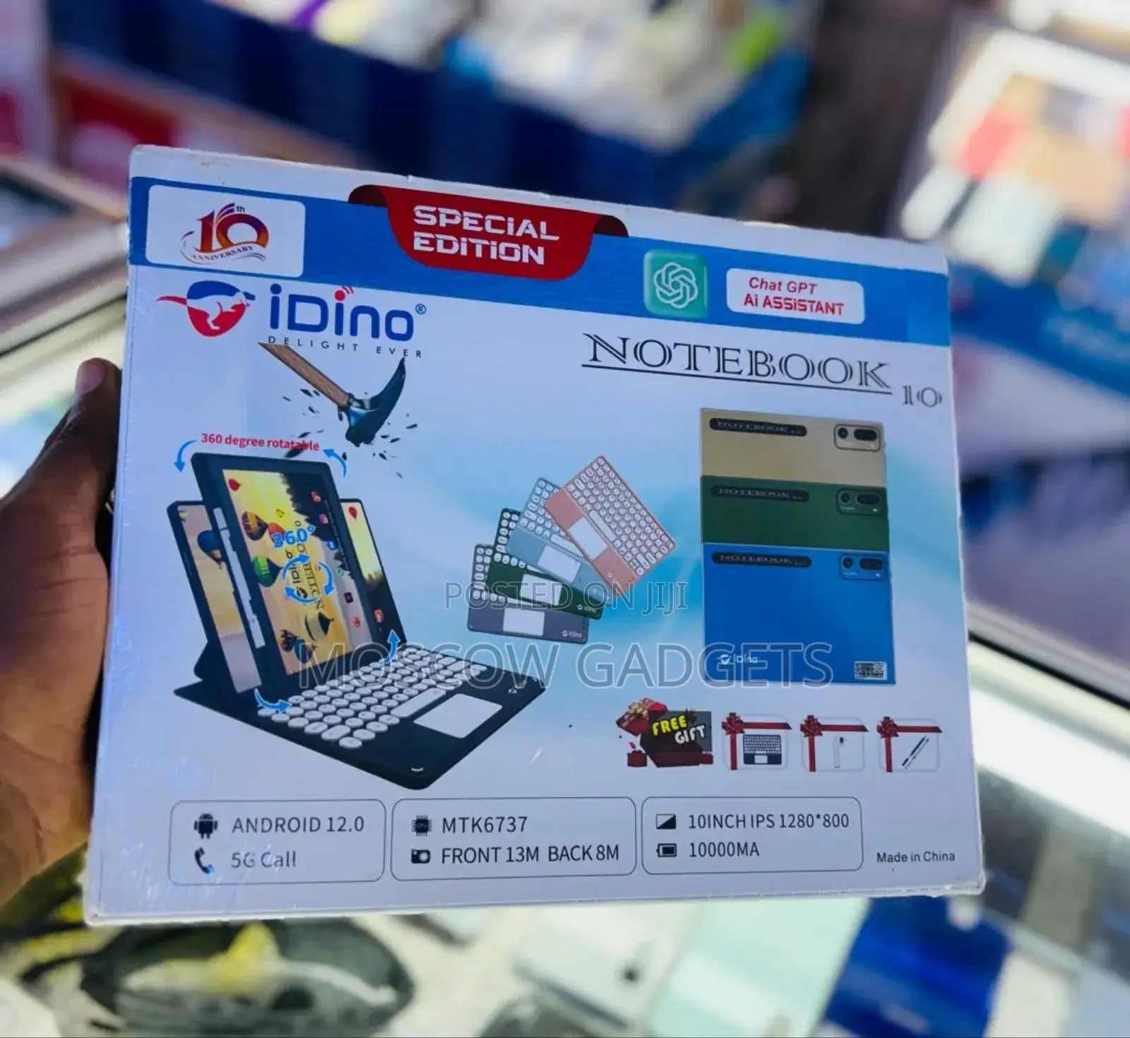 New Idino Notebook 10 512 GB Silver