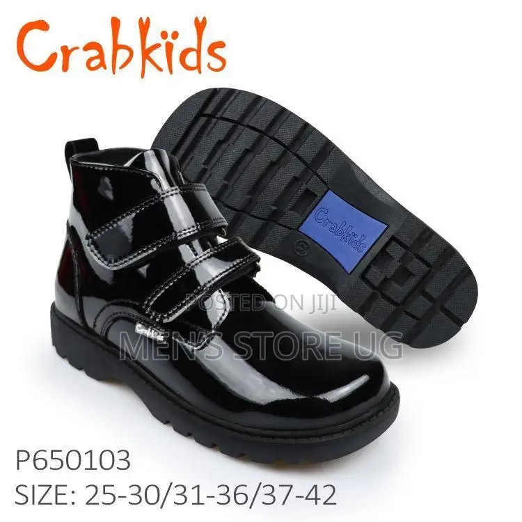 Crabkids Boys Genuine School Shoes