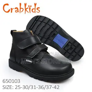 Crabkids Boys Genuine School Shoes