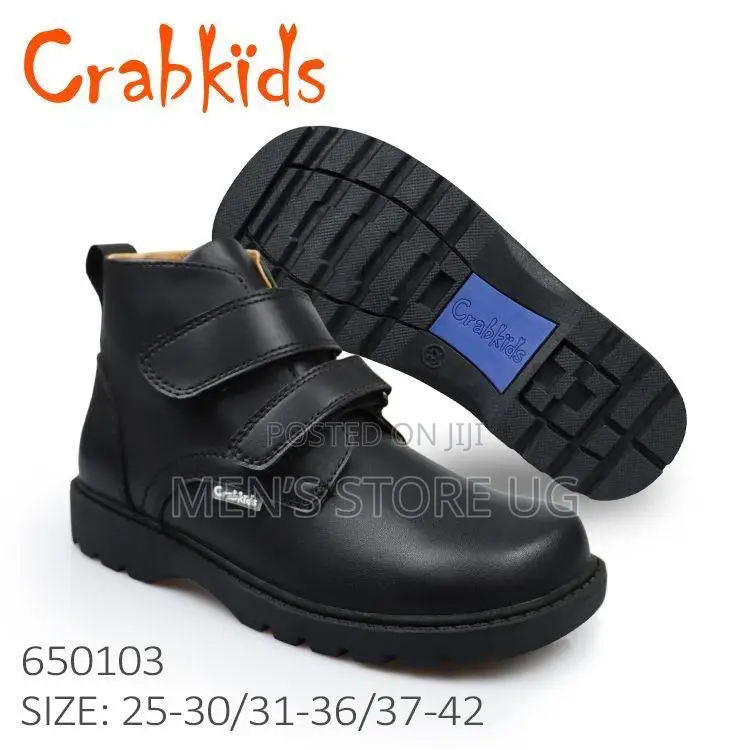 Crabkids Boys Genuine School Shoes