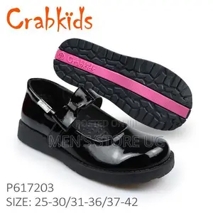 Crabkids Girls Genuine School Shoes