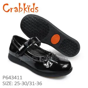Crabkids Girls Genuine School Shoes