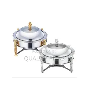 26CM Stainless Steel Small Round Chafing Dish Food Warmer