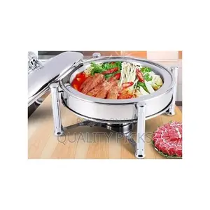 26CM Stainless Steel Small Round Chafing Dish Food Warmer