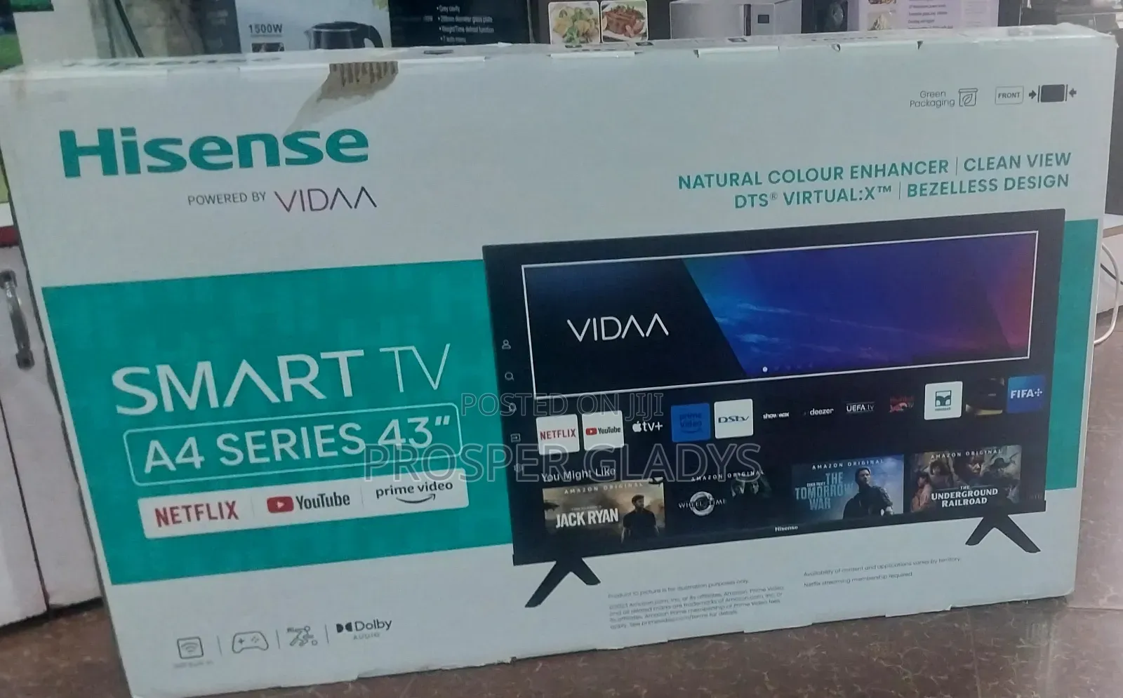 43 Inches Led Hisense Smart Digital Flat Screen Flameless.