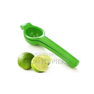 Plastic Manual Double Layer Lemon Squeezer -Green