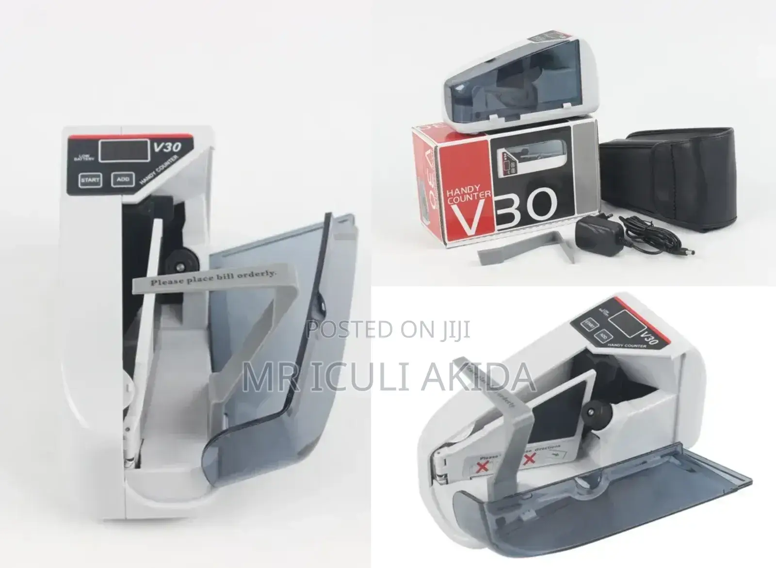 V30 Mini Portable Handheld Paper Notes Currency Bill Counter