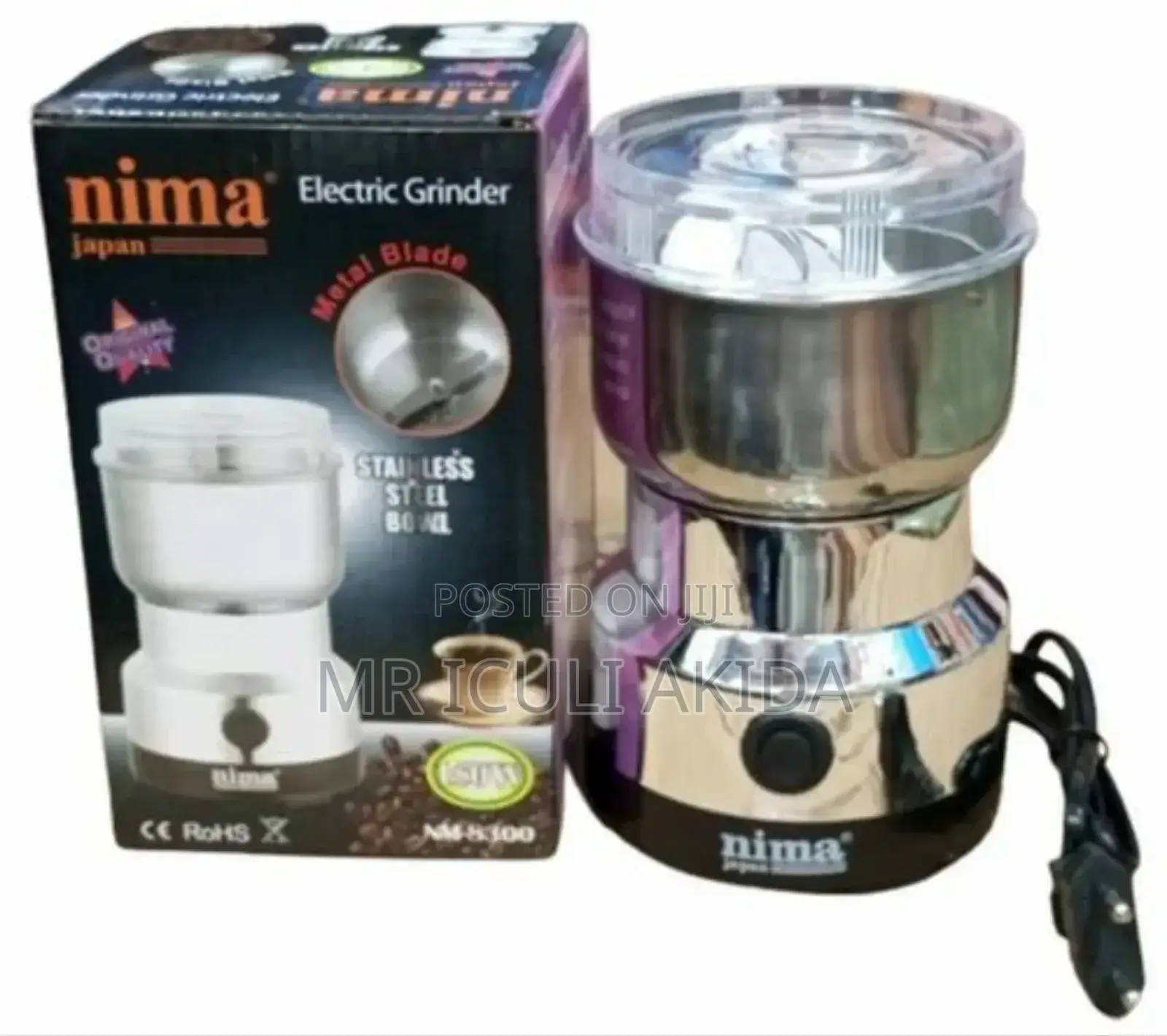 Nima Electric Coffee Beans Dry Spices Grinder