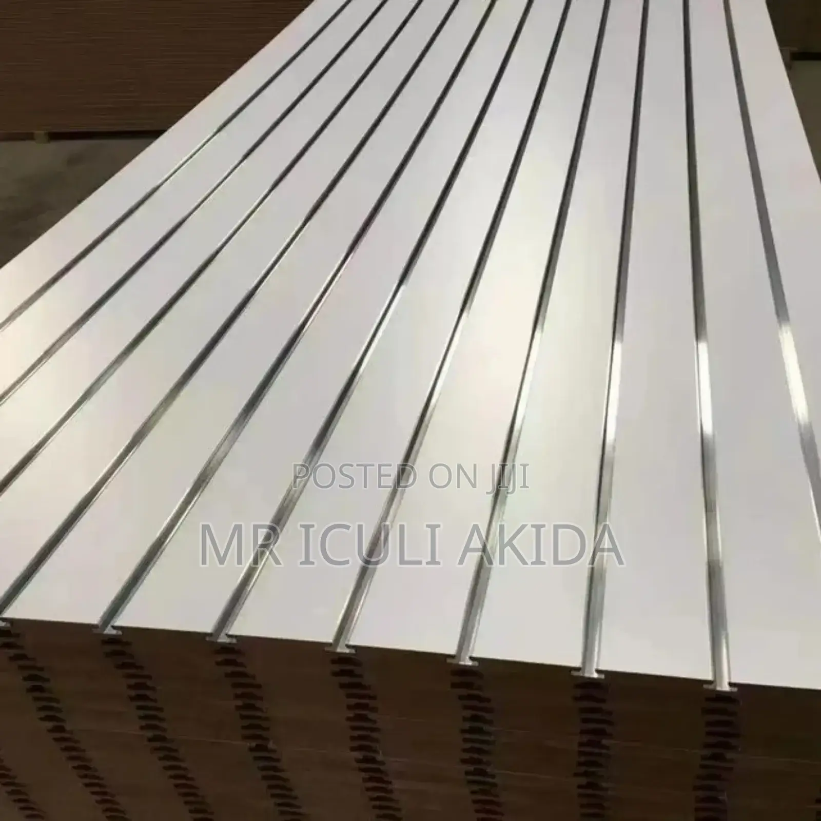 4x8ft White Full MDF Display Board WTH Aluminium Inserts