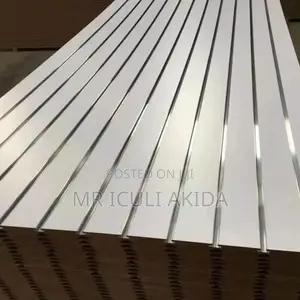4x8ft White Full MDF Display Board WTH Aluminium Inserts