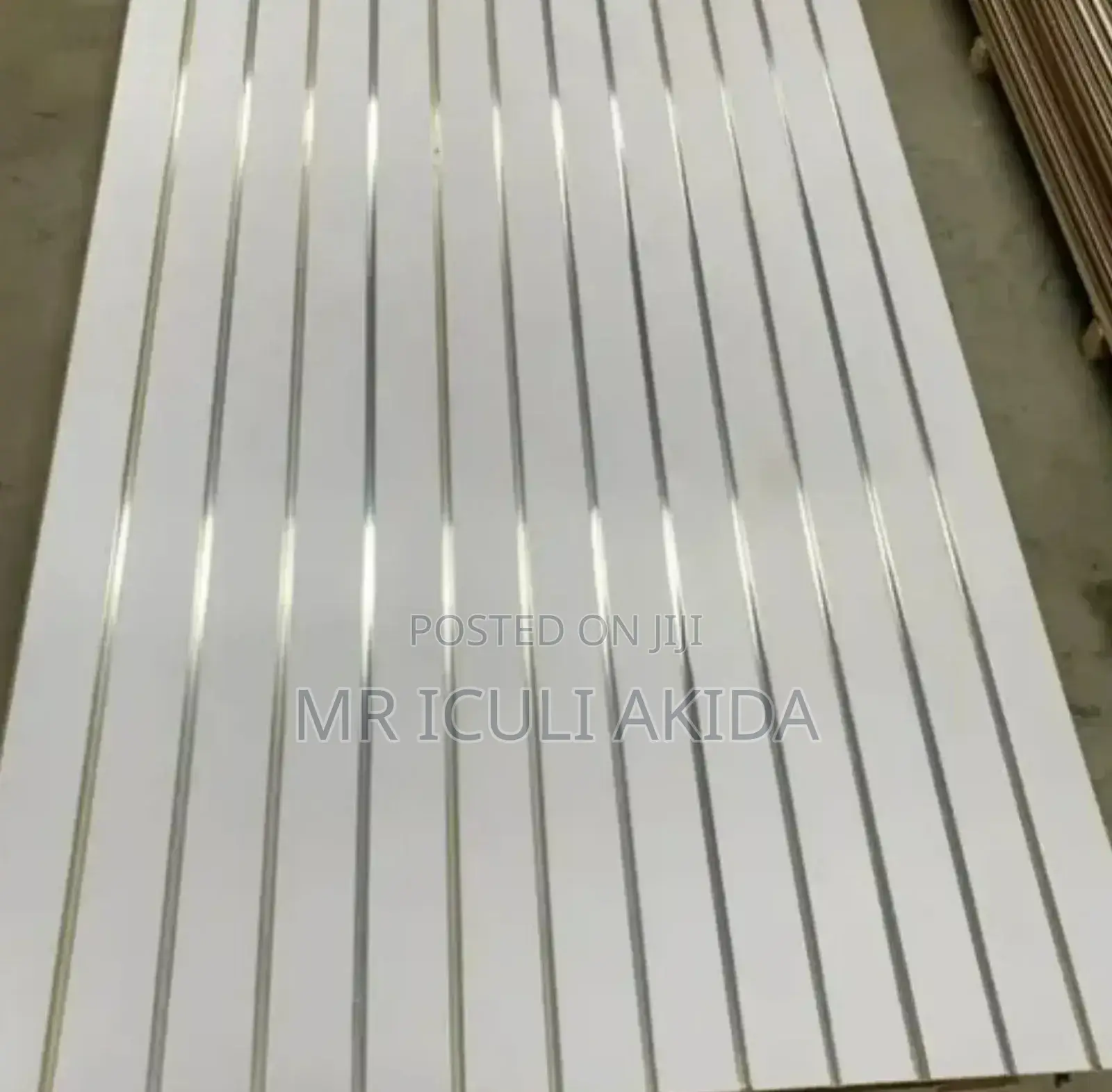 4x8ft White Full MDF Display Board WTH Aluminium Inserts