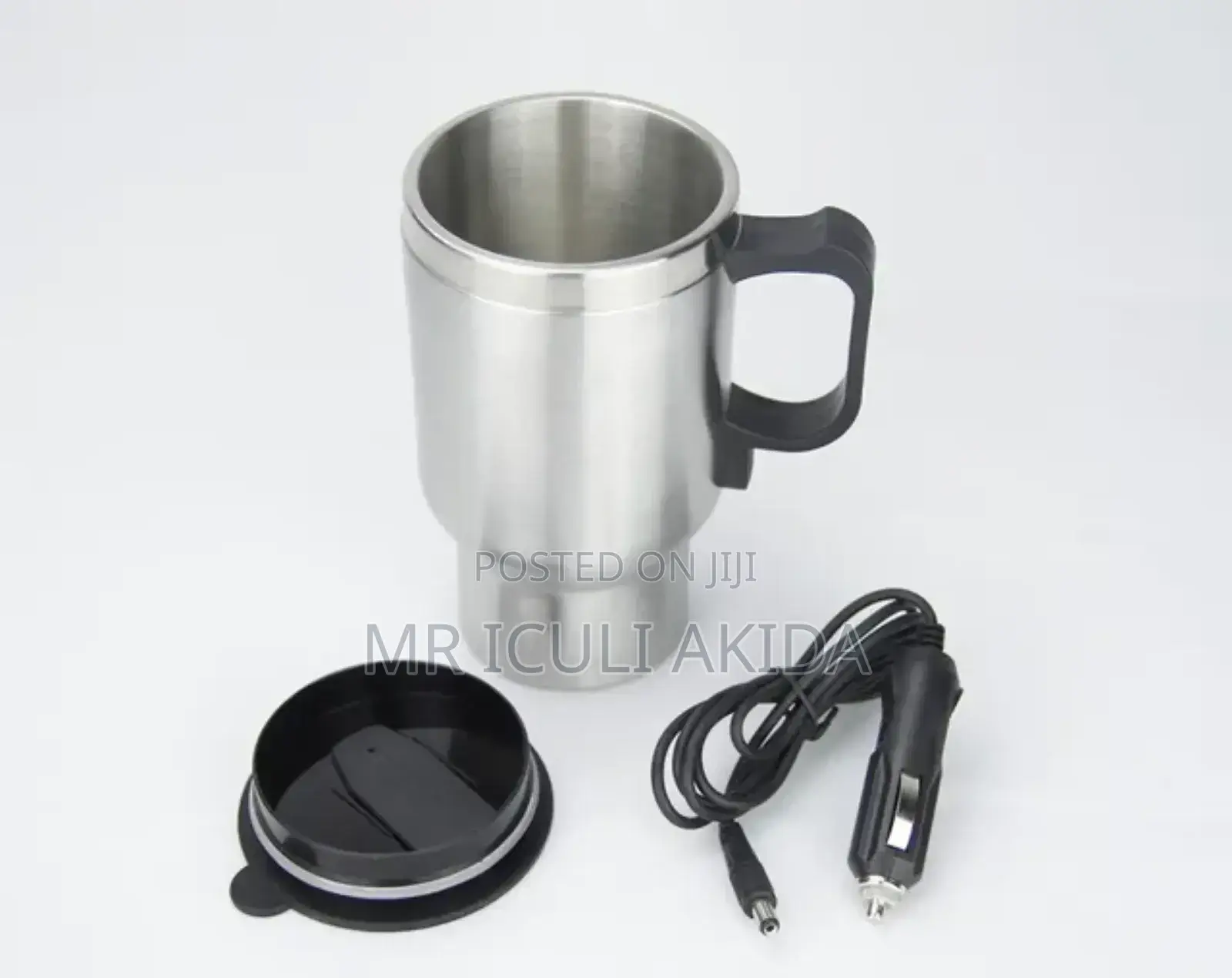 Electric Car Heating Travel Mug With Handle