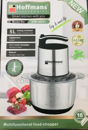 Hoffman Multi- Shredder Stainless Steel Case Food Chooper