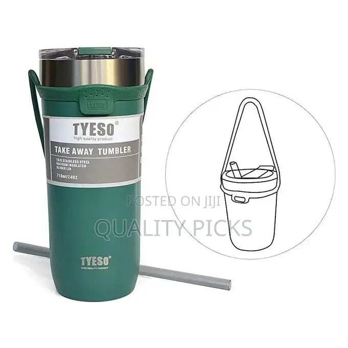 Stainless Steel Travel Tumbler Insulated Coffee Mug With Lid