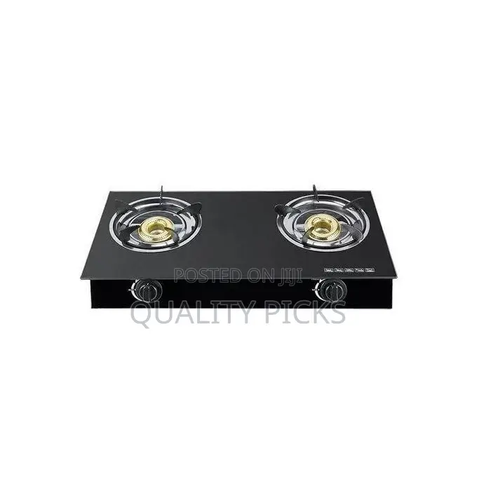 Digiwave 2 Burner Tempered Glass Work Desk Top Gas Stove
