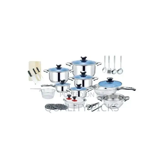 30 Piece Heavy Stainless Steel Saucepans Cookware Pots