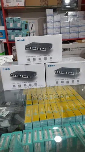 Photo - D Link 8 Port Gigabit Desktop Switch
