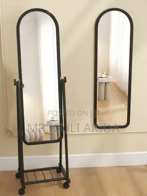 Full Body Length Free Standing Dressing Mirror With Wheels