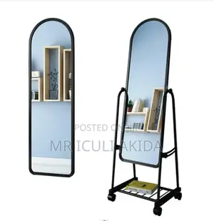 Full Body Length Free Standing Dressing Mirror With Wheels