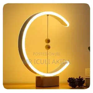 C Shaped Magnetic Suspension Smart Balance Bedside Lamp