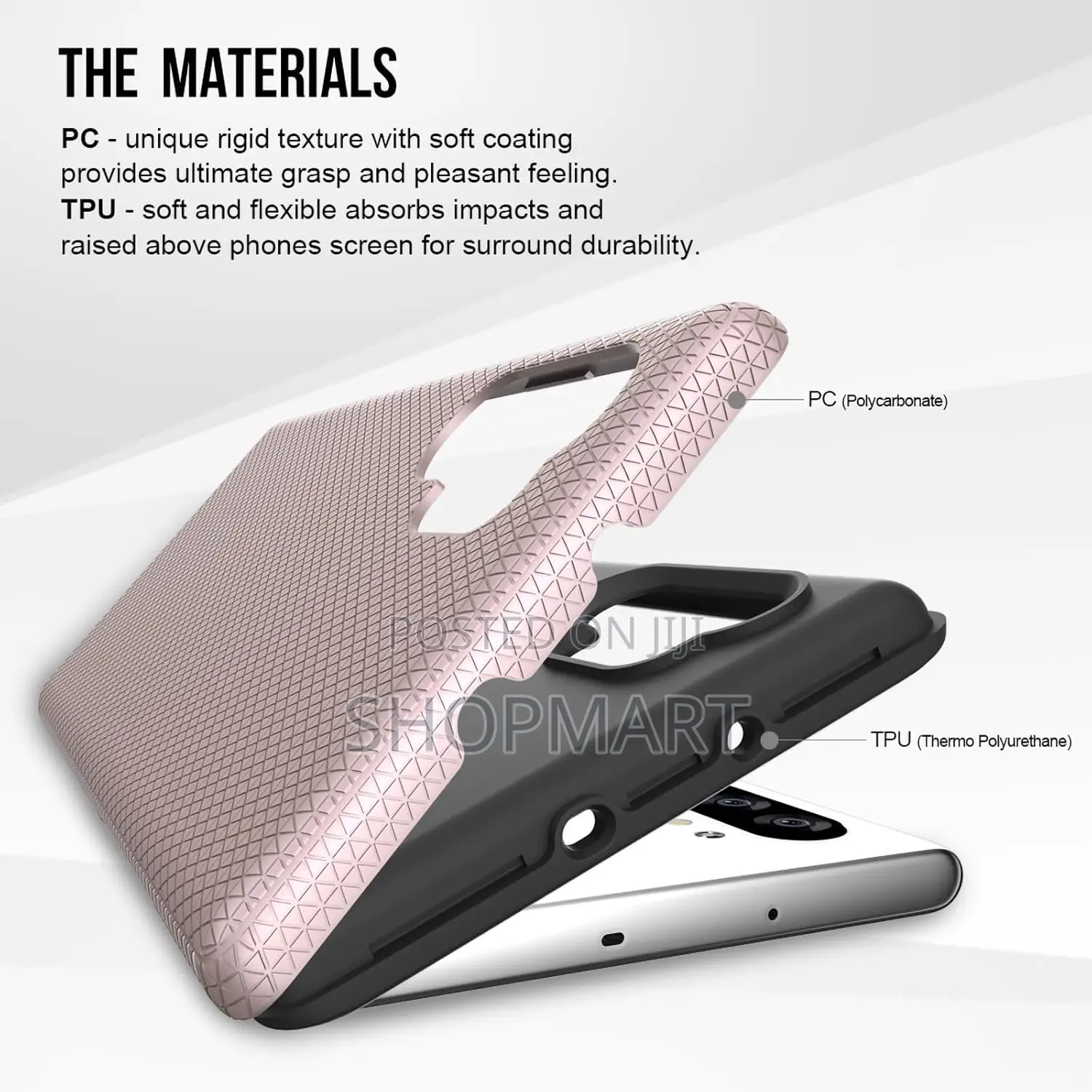Samsung Note 10 Hybrid Dotted Dual Case