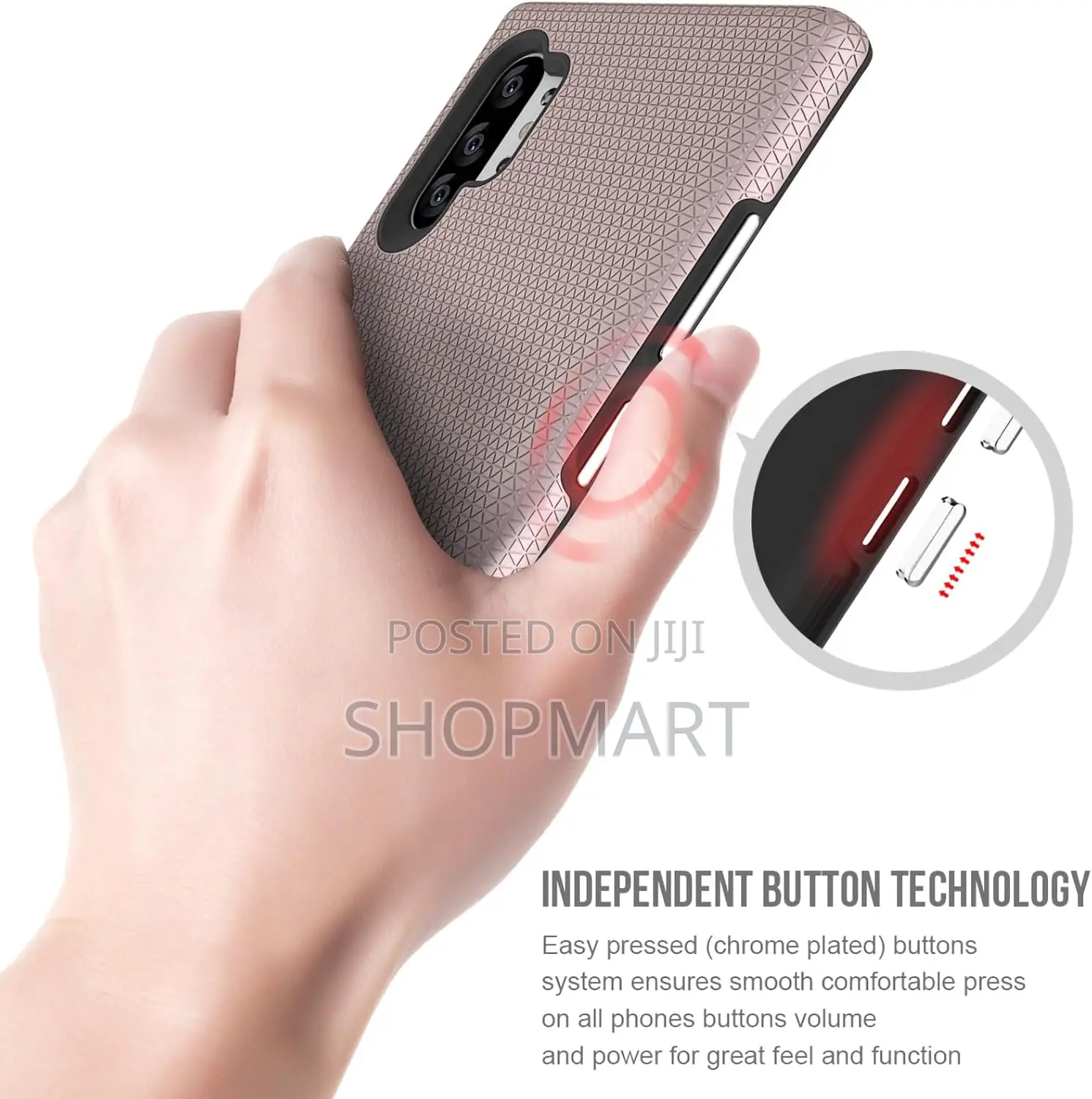 Samsung Note 10 Hybrid Dotted Dual Case
