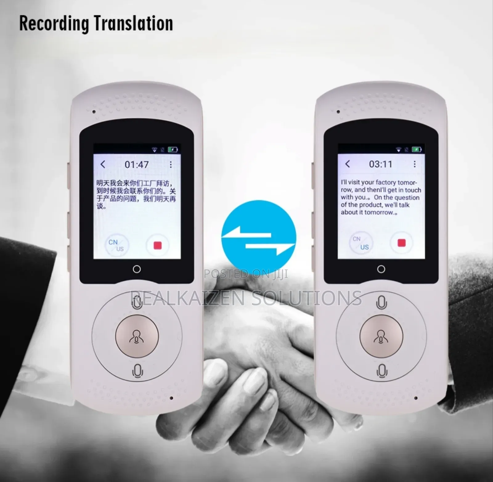 AI Smart Touch Portable Real Time Language Voice Translator