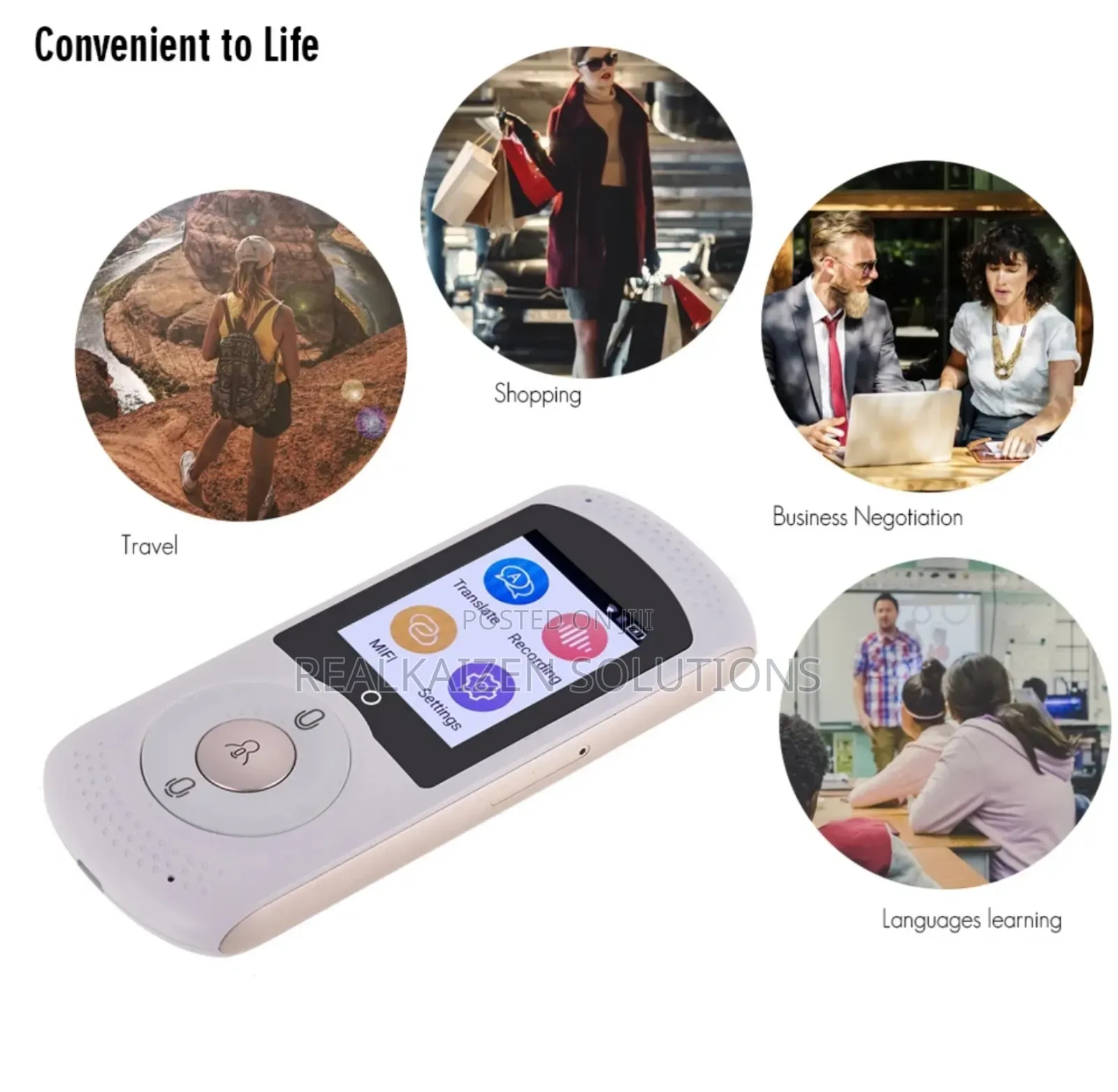 AI Smart Touch Portable Real Time Language Voice Translator