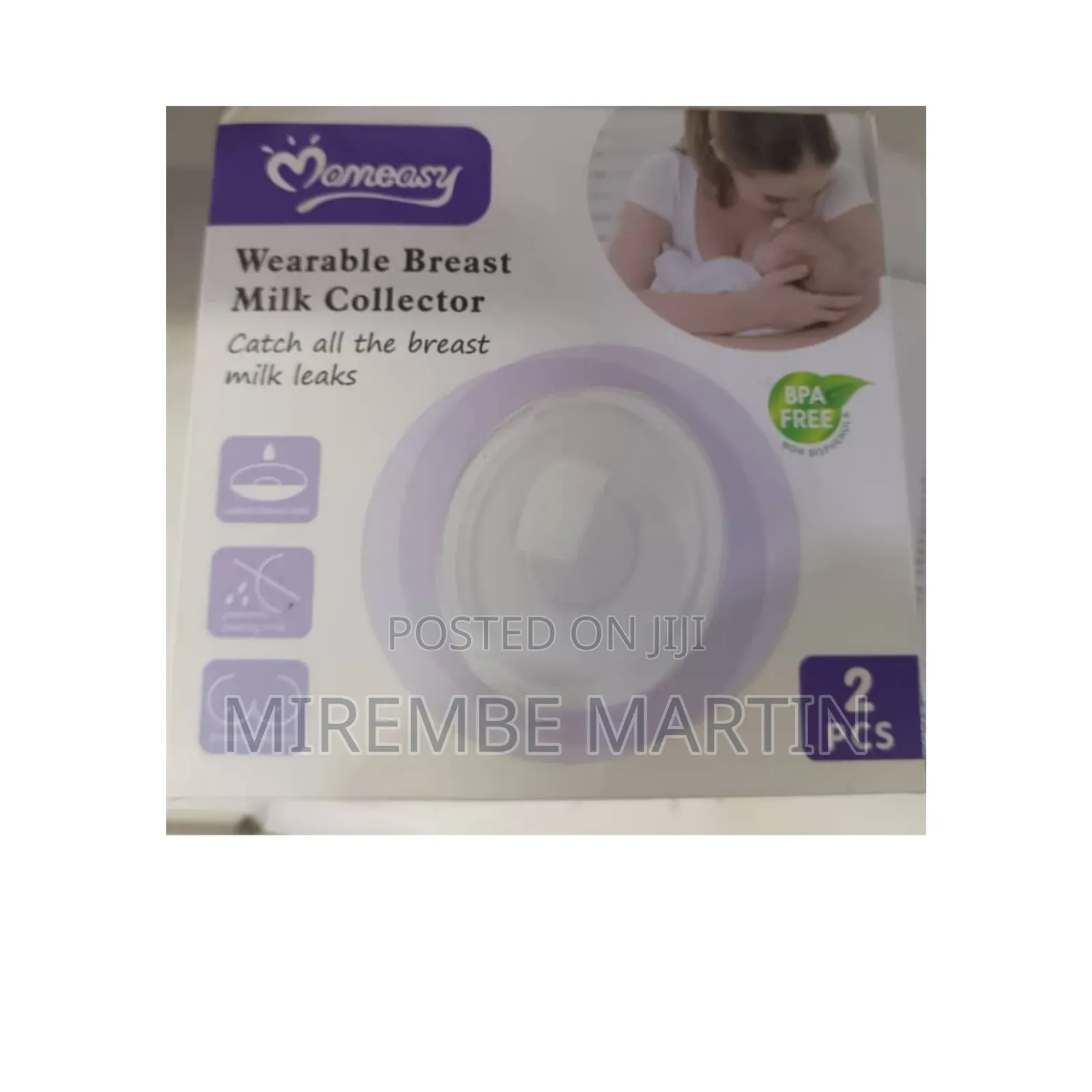 Momeasy Wearable Breast Milk Collector.