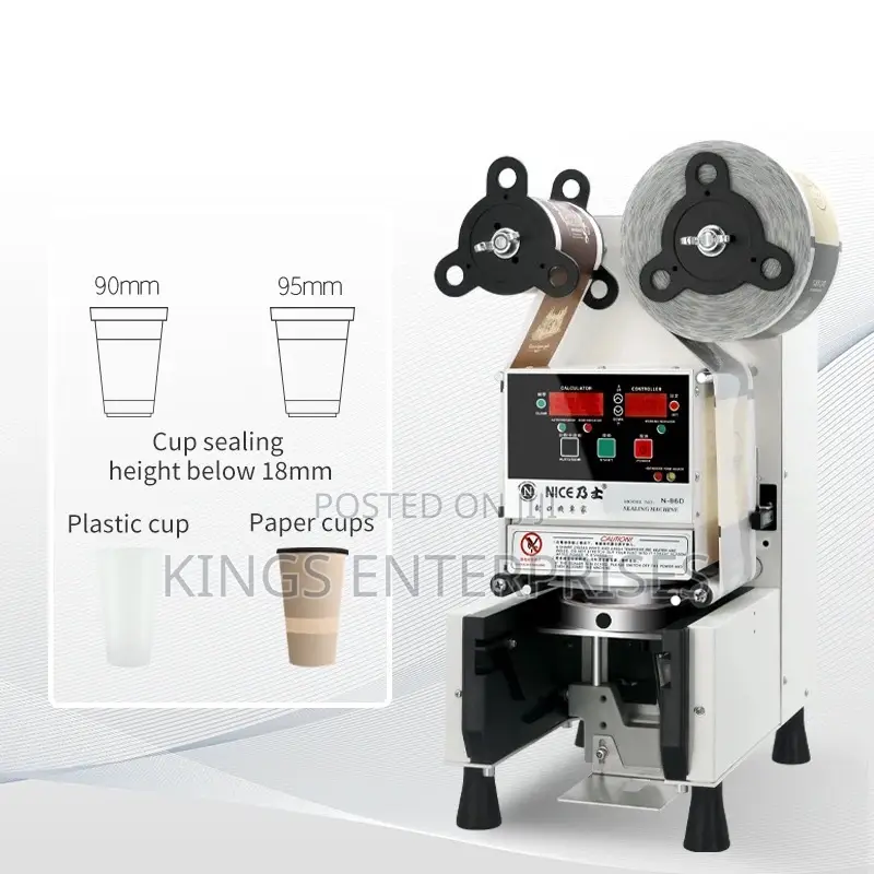 Commercial Automatic Electric Cup Sealing Machine