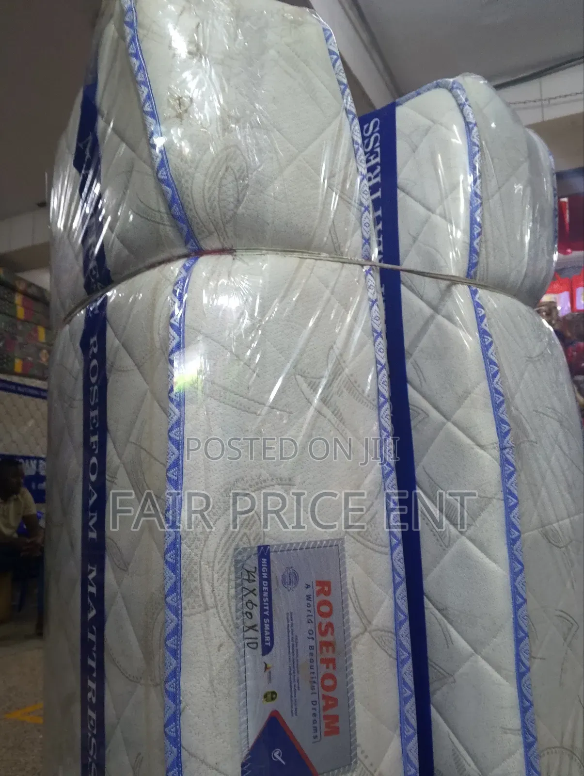 Premium High Density Smart Mattress. 5x6x10 Inches. ( White)