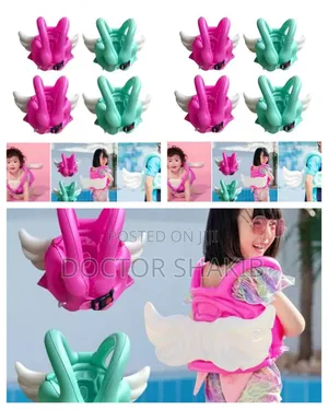 New Kids Inflatable Angel Wings Vest for Swimming