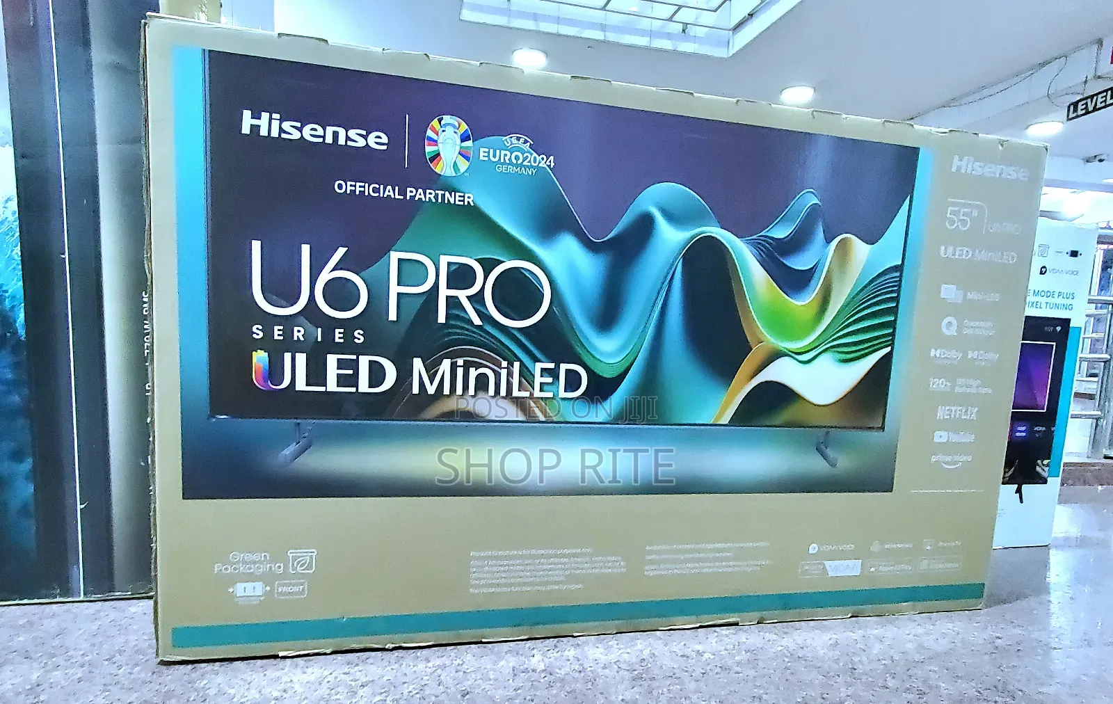 Hisense 55inches U6 PRO Uled Mini LED TVS