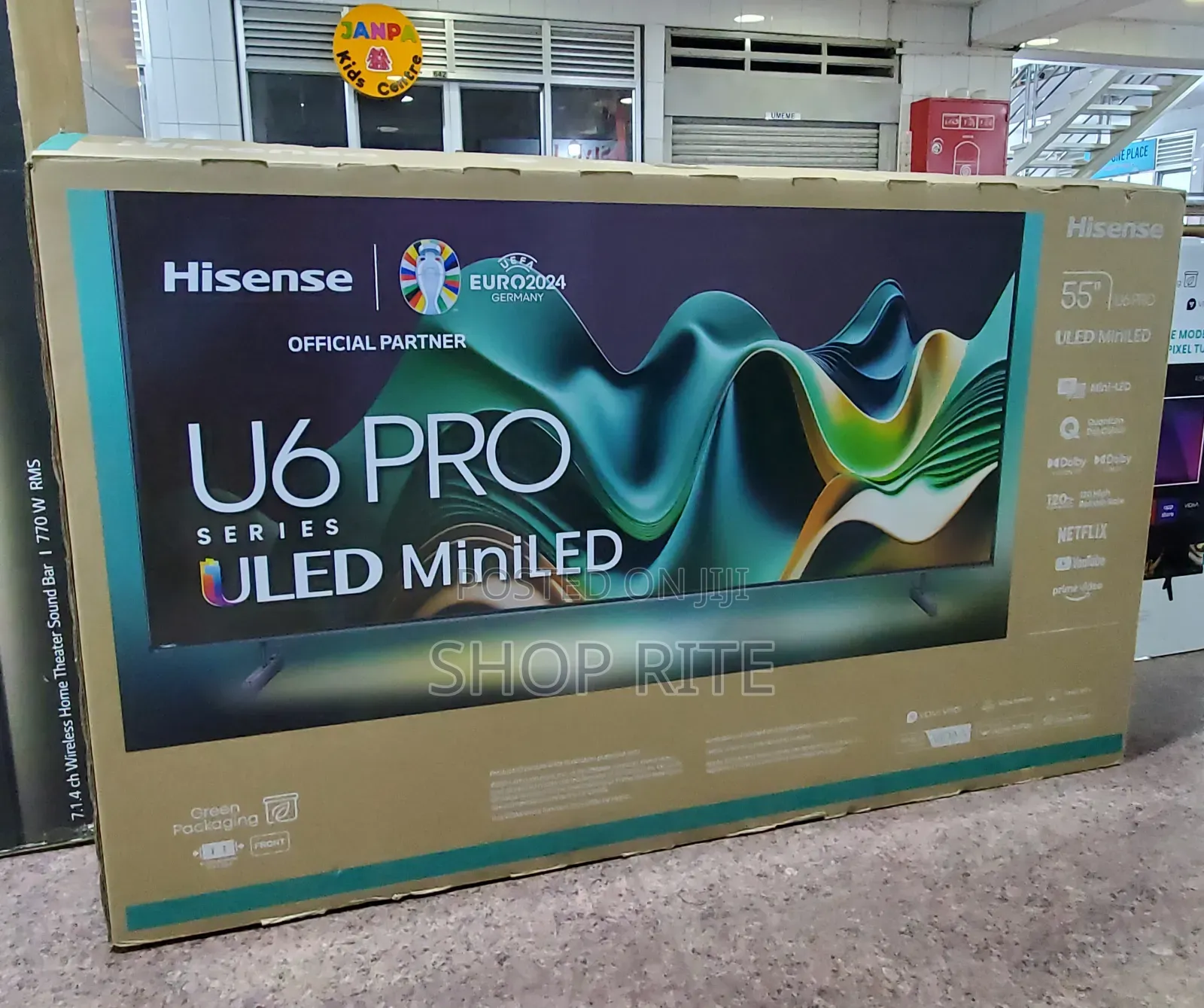 Hisense 55inch Uled U6 PRO Smart Tvs. New Stock
