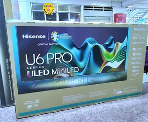 Hisense 55inch Uled U6 PRO Smart Tvs. New Stock