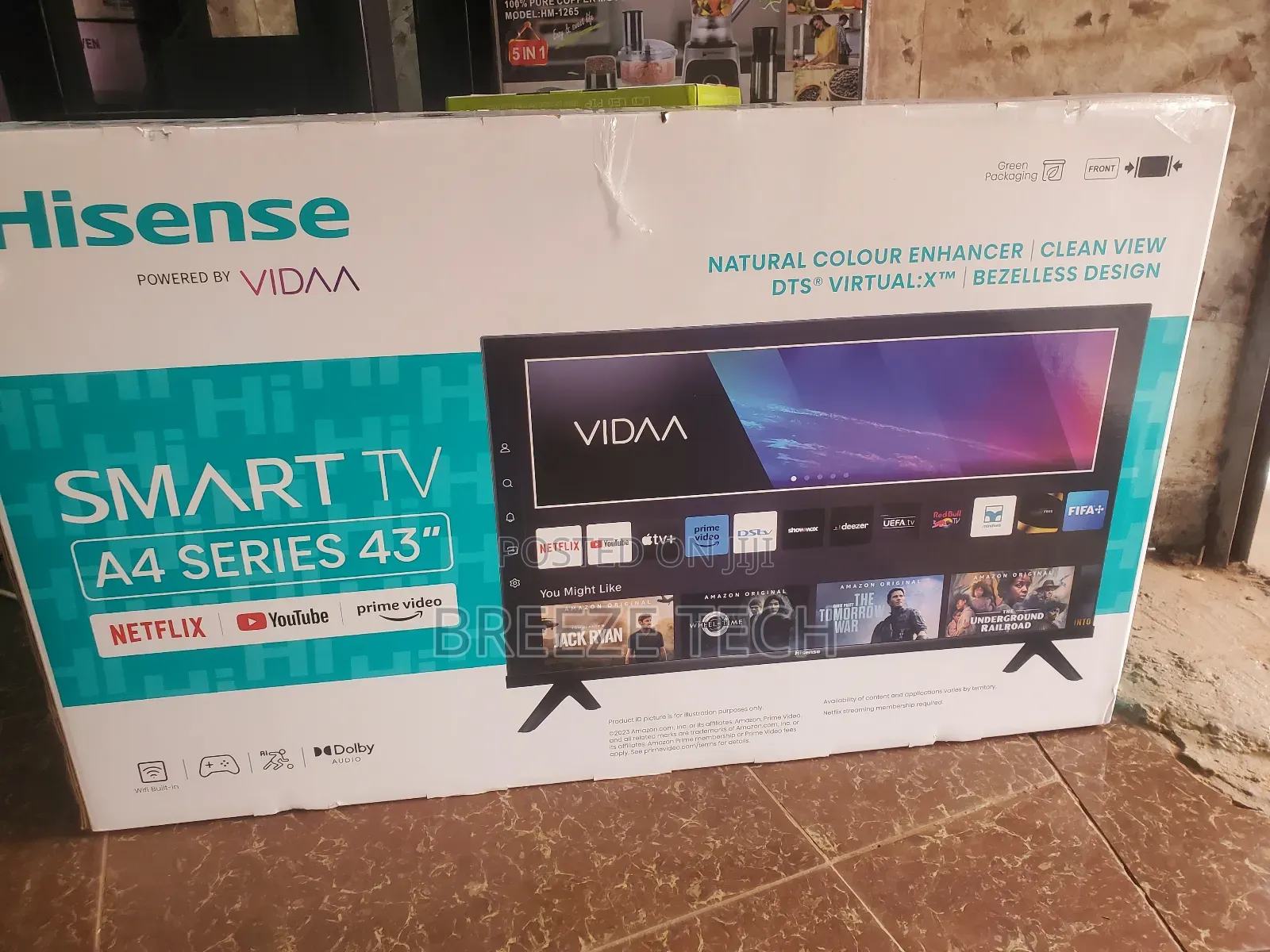 Hisense Smart Vidaa 43"Inch TV