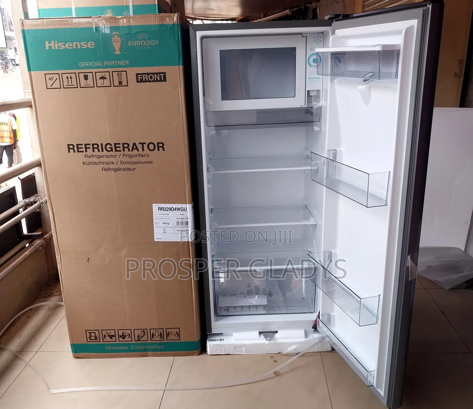 229 Litres Hisense Refrigerator Single Door